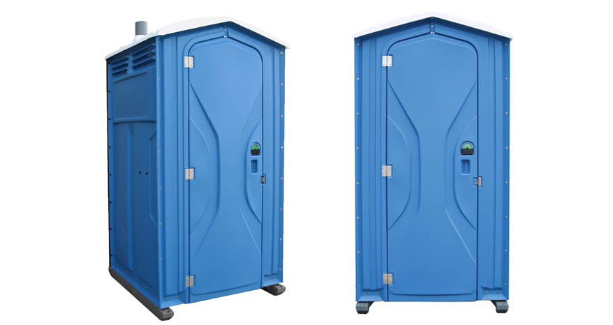 Long-term porta potty units on site in Rome, New York